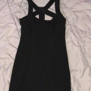 Open Back Mini Dress